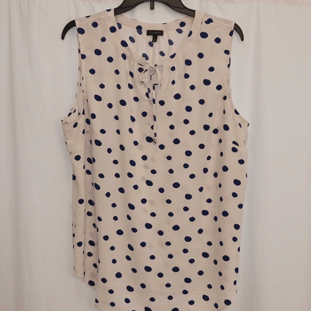 Talbots sleeveless blouse